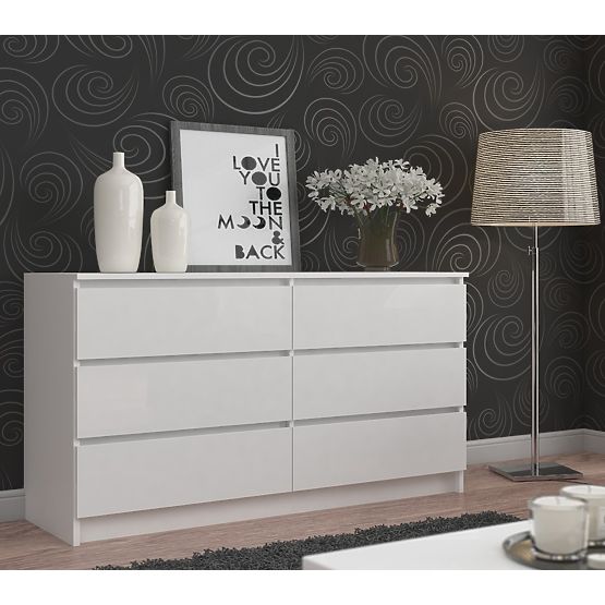 KOMODA K160 6SZ CLP PK BIAŁA