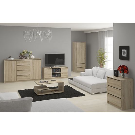 KOMODA K160 6SZ CLP PK DĄB SONOMA