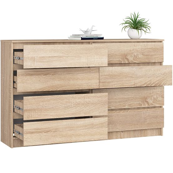 KOMODA K160 8SZ CLP PK DĄB SONOMA