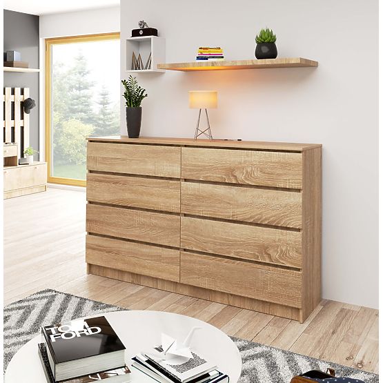 KOMODA K160 8SZ CLP PK DĄB SONOMA