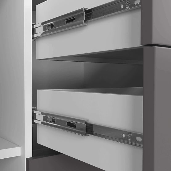 KOMODA K45 PK BIAŁA / GRAFITOWA SZARA