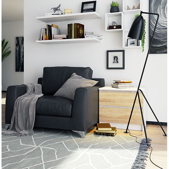 KOMODA K60 2SZ CLP PK BIAŁA / SONOMA