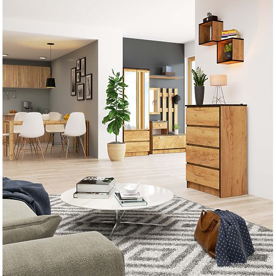 KOMODA K60 4SZ CLP PK DĄB CRAFT