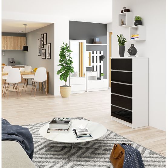 KOMODA K60 5SZ CLP PK CZARNY POŁYSK