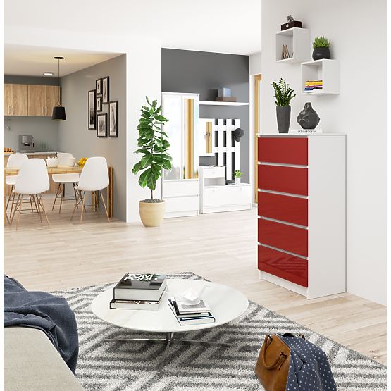 KOMODA K60 5SZ CLP PK CZERWONY POŁYSK