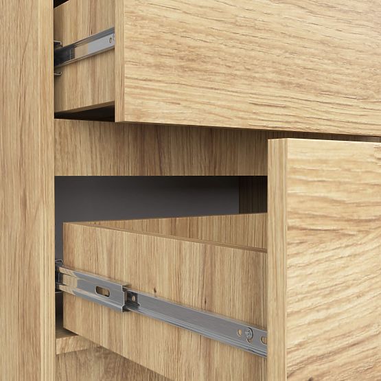 KOMODA K60 5SZ CLP PK DĄB ARTISAN