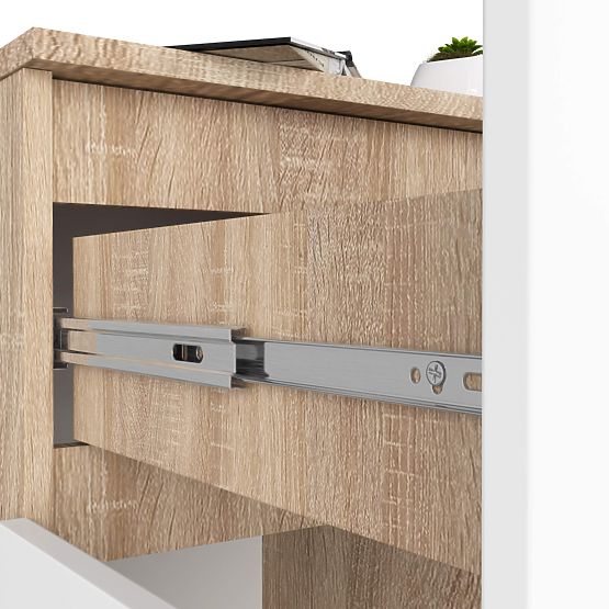 KOMODA K80 2D 1SZ CLP PK DĄB SONOMA / BIAŁA