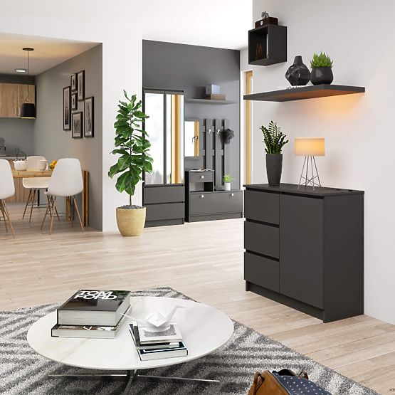 KOMODA K80 JERRY 1D 3SZ PK GRAFIT SZARY