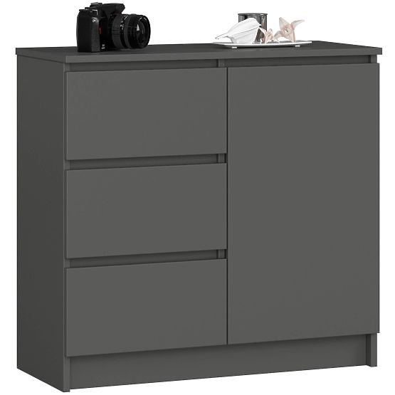 KOMODA K80 JERRY 1D 3SZ PK GRAFIT SZARY