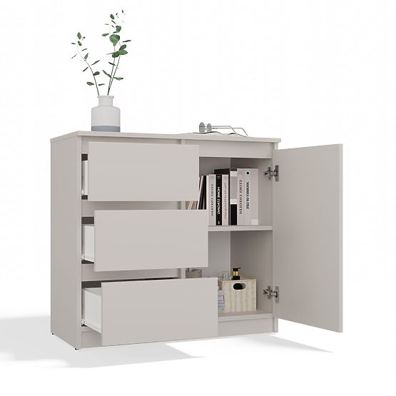 Komoda Malwa 1D3S KASZMIROWY BEŻ