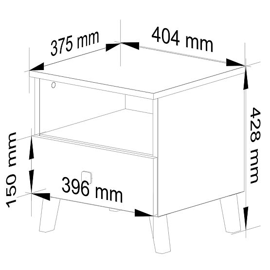 KOMODA MOBI K-01 BIAŁA CZARNA