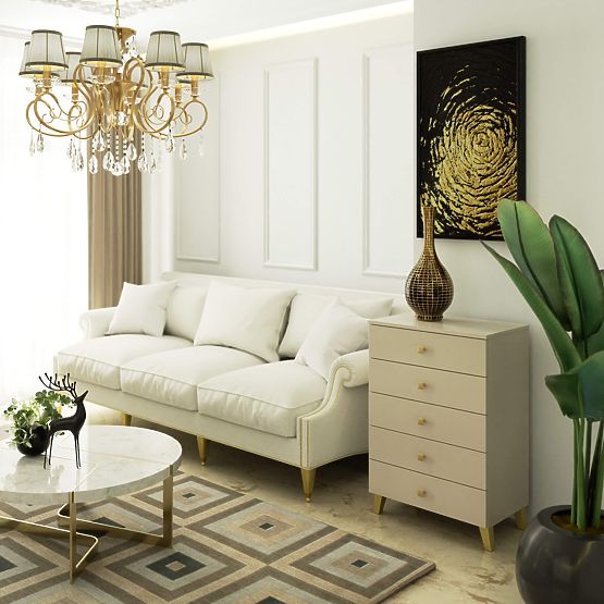 KOMODA MOBI K-05 KASZMIROWO-ZŁOTA