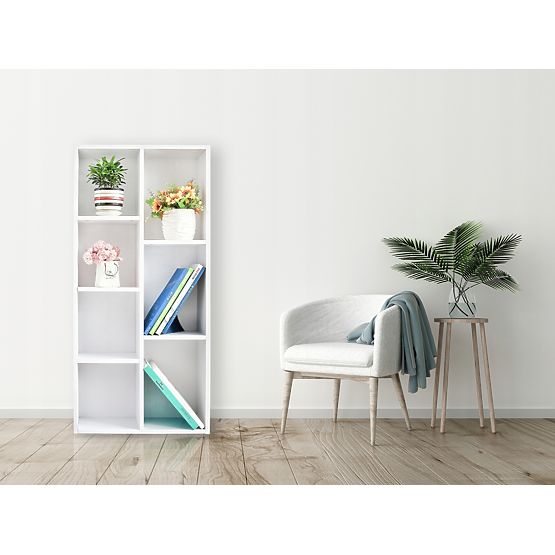 Biała biblioteczka ModernHome