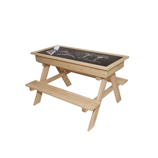 Drewniany zestaw ogrodowy