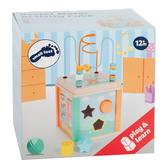 Kostka Small Foot Motor w pastelowych kolorach