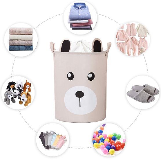 Kosz na zabawki - miś