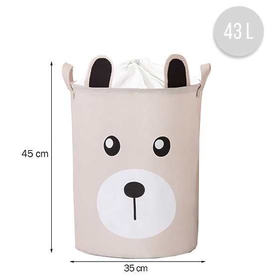 Kosz na zabawki - miś