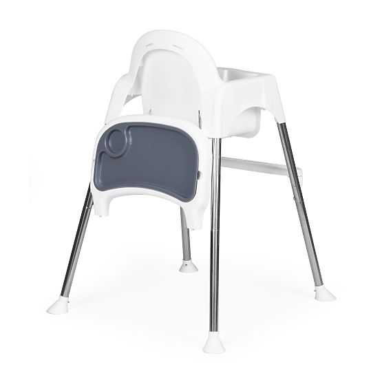 Krzesełko do karmienia 2w1 z tacką i pasami ECOTOYS