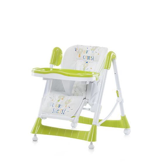 Krzesełko do karmienia CHIPOLINO Comfort Plus - Lime
