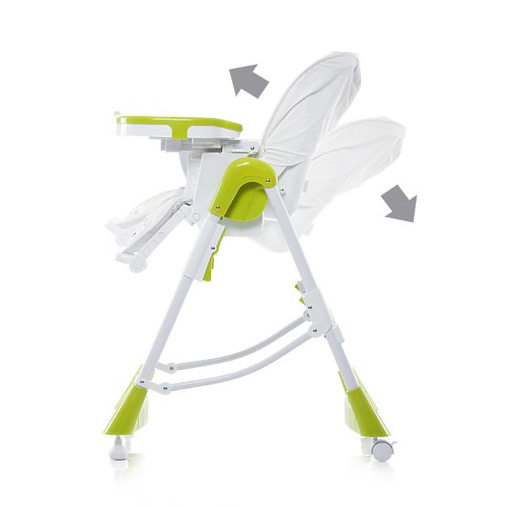 Krzesełko do karmienia CHIPOLINO Comfort Plus - Lime
