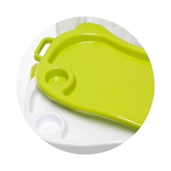 Krzesełko do karmienia CHIPOLINO Comfort Plus - Lime