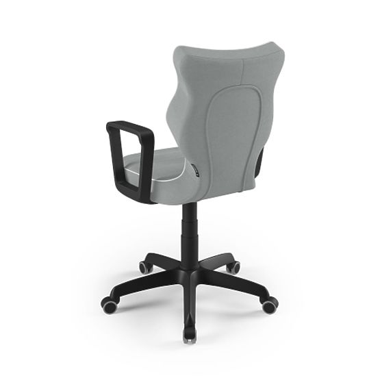Krzesło biurowe dostosowane do wzrostu 146-176,5 cm - szare