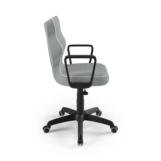 Krzesło biurowe dostosowane do wzrostu 146-176,5 cm - szare