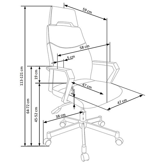 Krzesło biurowe OLAF