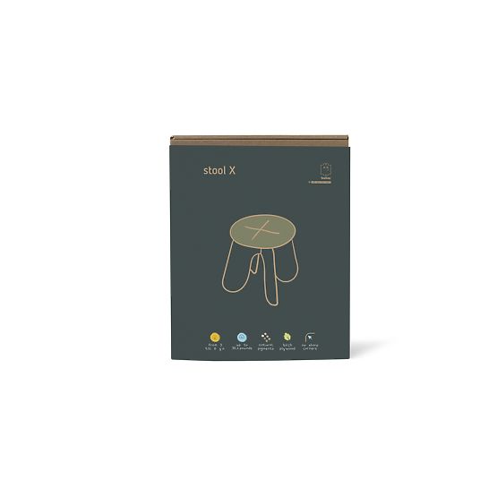 Designerskie krzesło X khaki