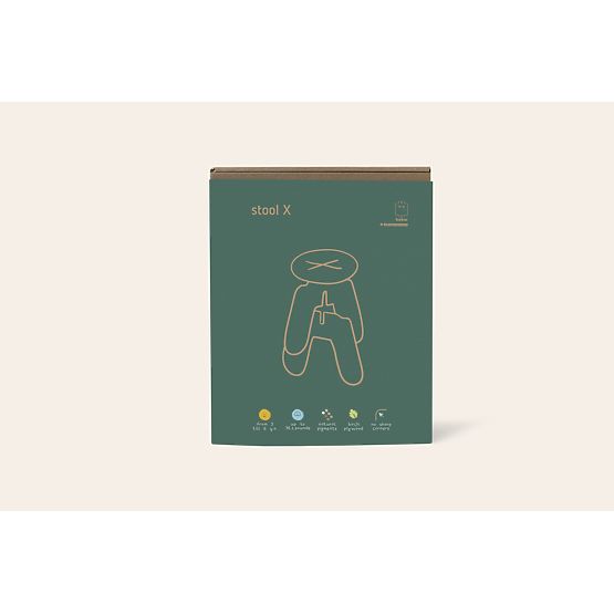 Designerskie krzesło X - naturalne