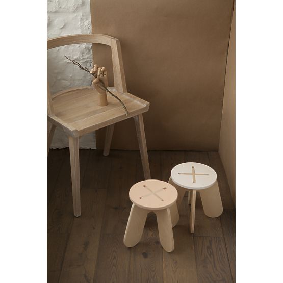 Krzesło designerskie X różowe