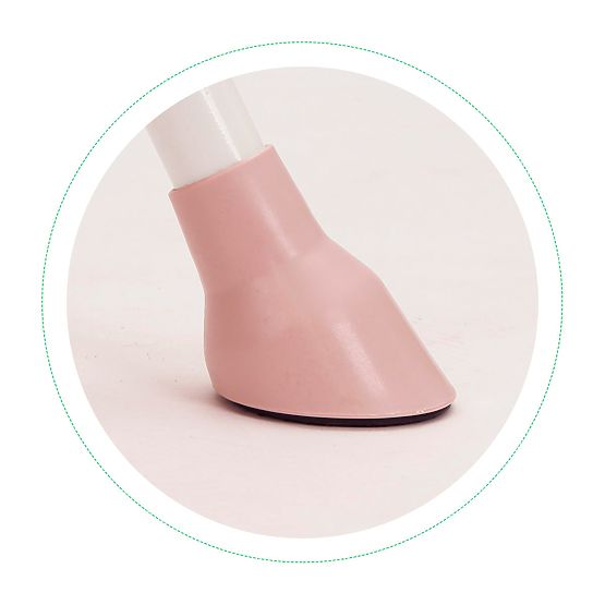 Krzesło do jadalni Prima 2w1 - różowo-białe