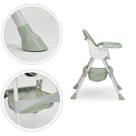 Krzesło do jadalni Prima 2w1 - szare