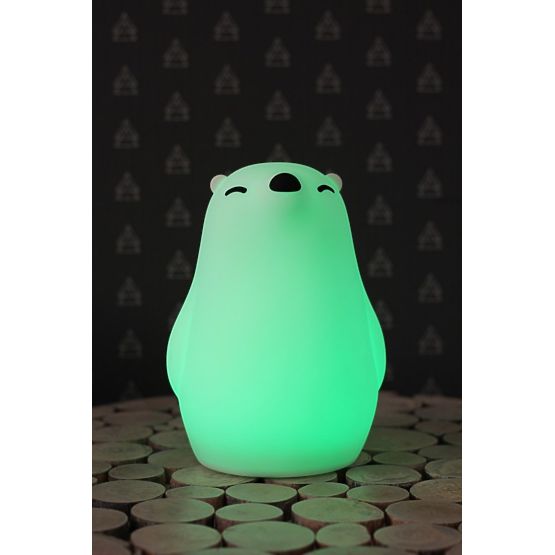Lampa LED PUFI - niedźwiedź polarny