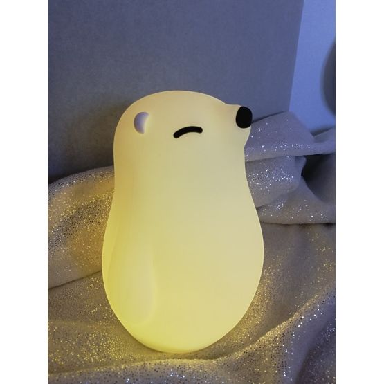 Lampa LED PUFI - niedźwiedź polarny