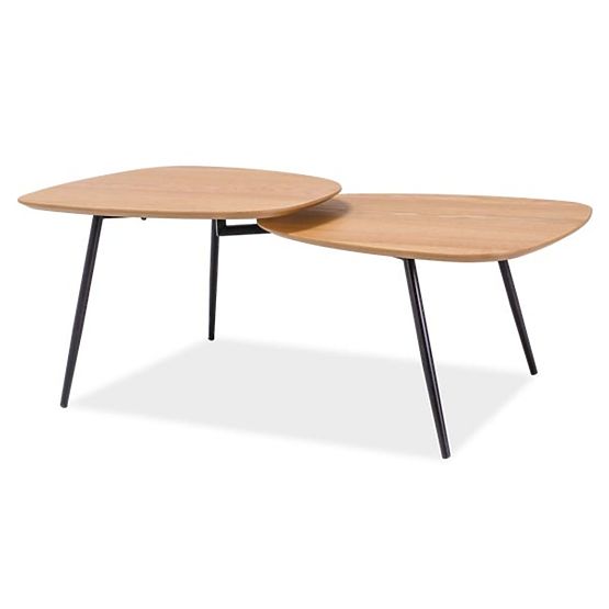 Ława ZOE oak / czarna