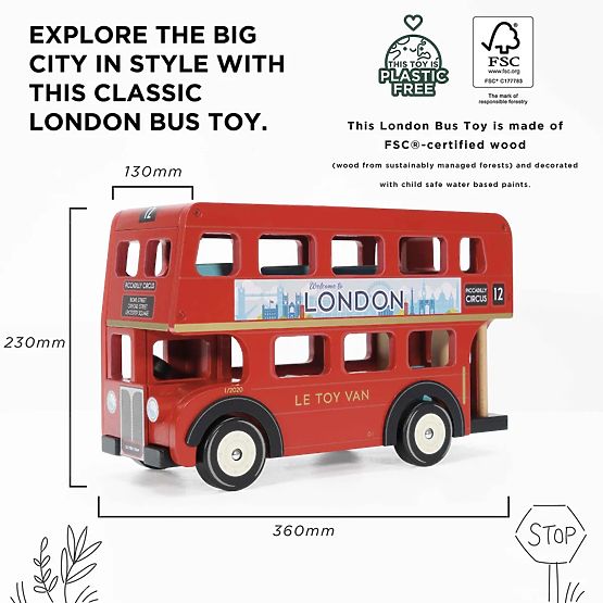 Le Toy Van Autobus Londyn