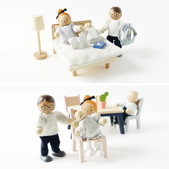 Le Toy Van Meble Startowe Daisylane - kompletny zestaw do domku