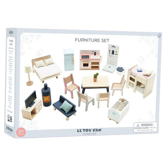 Le Toy Van Meble Startowe Daisylane - kompletny zestaw do domku