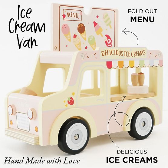 Le Toy Van Samochód z lodami nowy design