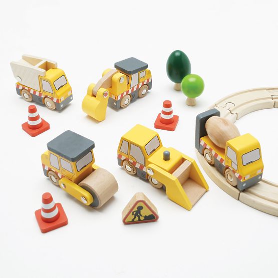 Le Toy Van Zestaw maszyn budowlanych
