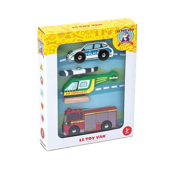 Le Toy Van Zestaw Samochodzików Ratownicy