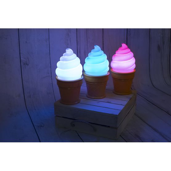 LED lampka dla dzieci Lody - Różne kolory
