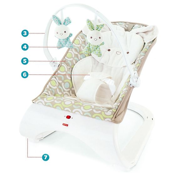 Leżaczek Fisher Price Comfort Curve Deluxe