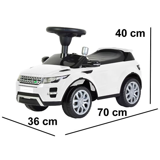 Leżaczek Land Rover - biały