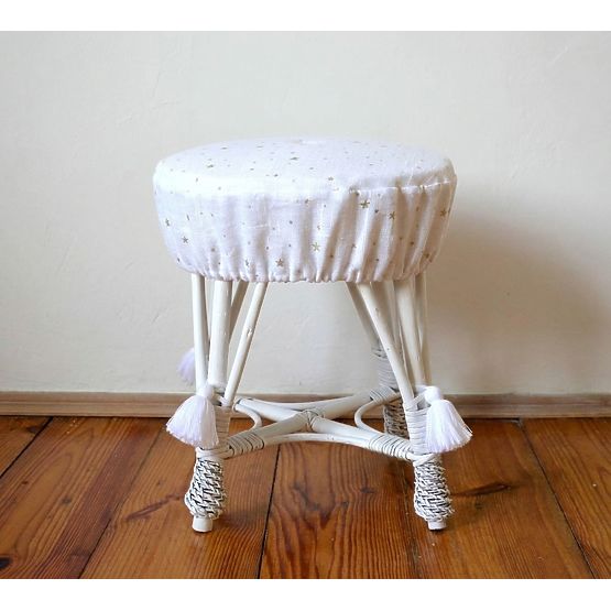 LILU Duży wiklinowy fotelik