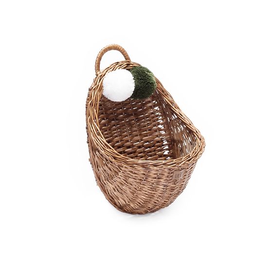 LILU Koszyk wiklinowy na ścianę