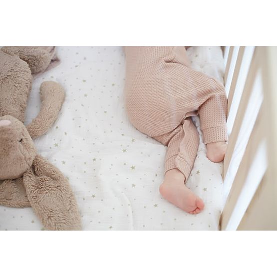 LILU Prześcieradło z muślinu białe
