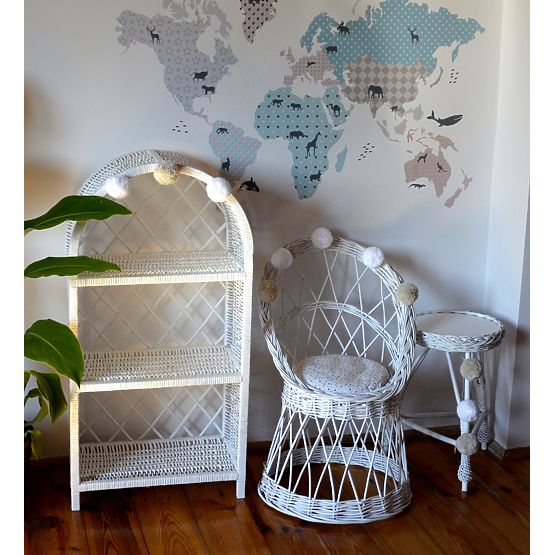 LILU Regał wiklinowy