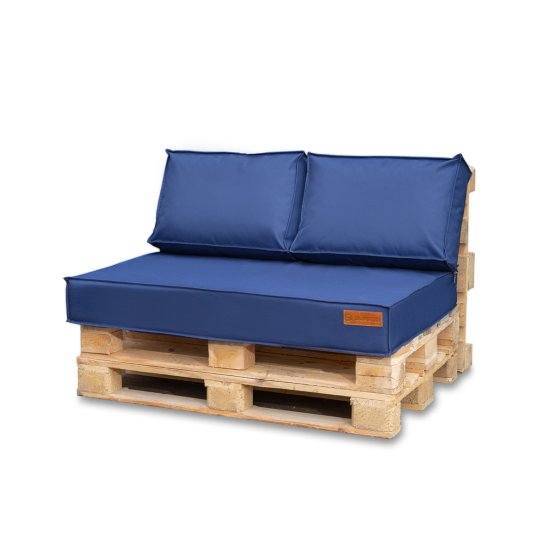 Komplet poduszek na meble z palet - Ciemnoniebieski